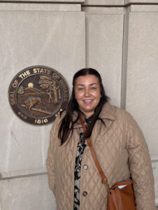 Ashley Martin owner of Outdoor Lighting Experts Gleam electrical and lighting design