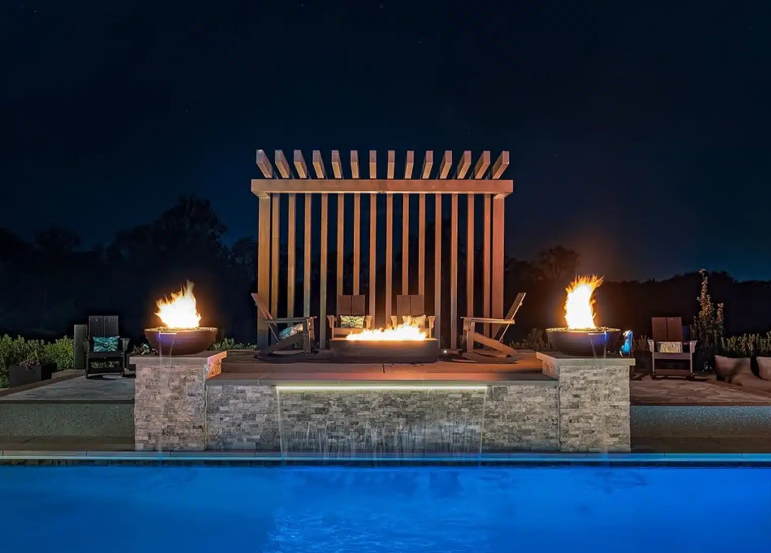 Gleam Holiday Lighting9 outdoor lighting pool