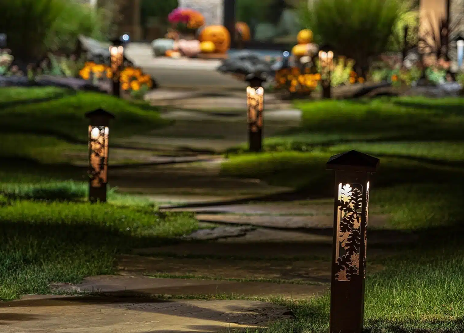 outdoor lighting path