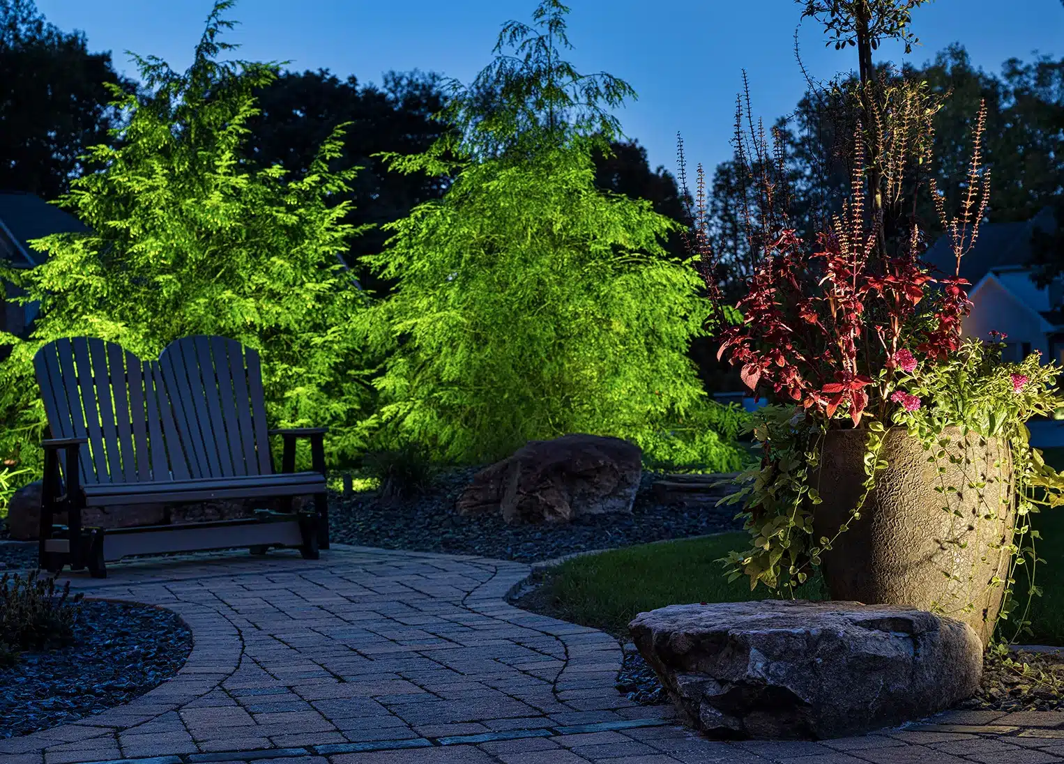 Illuminated Landscaping