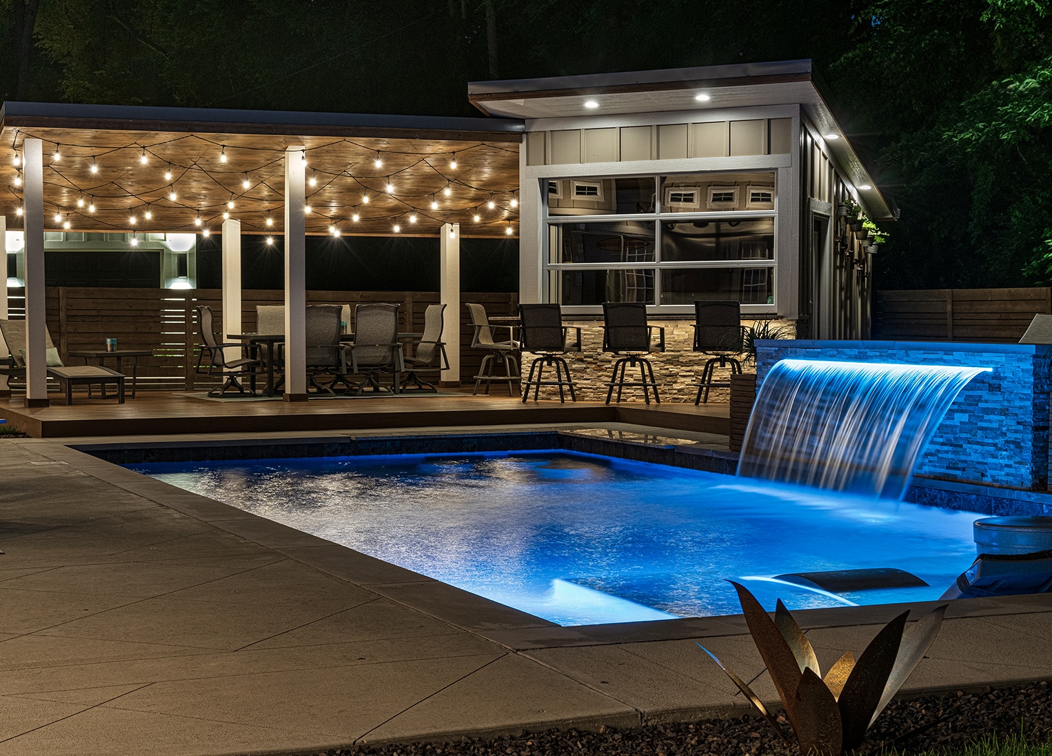 Patio and deck lighting