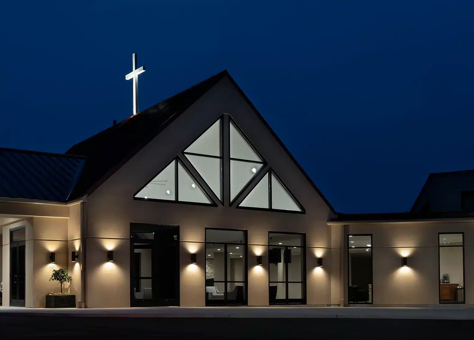 Church outdoor lighting