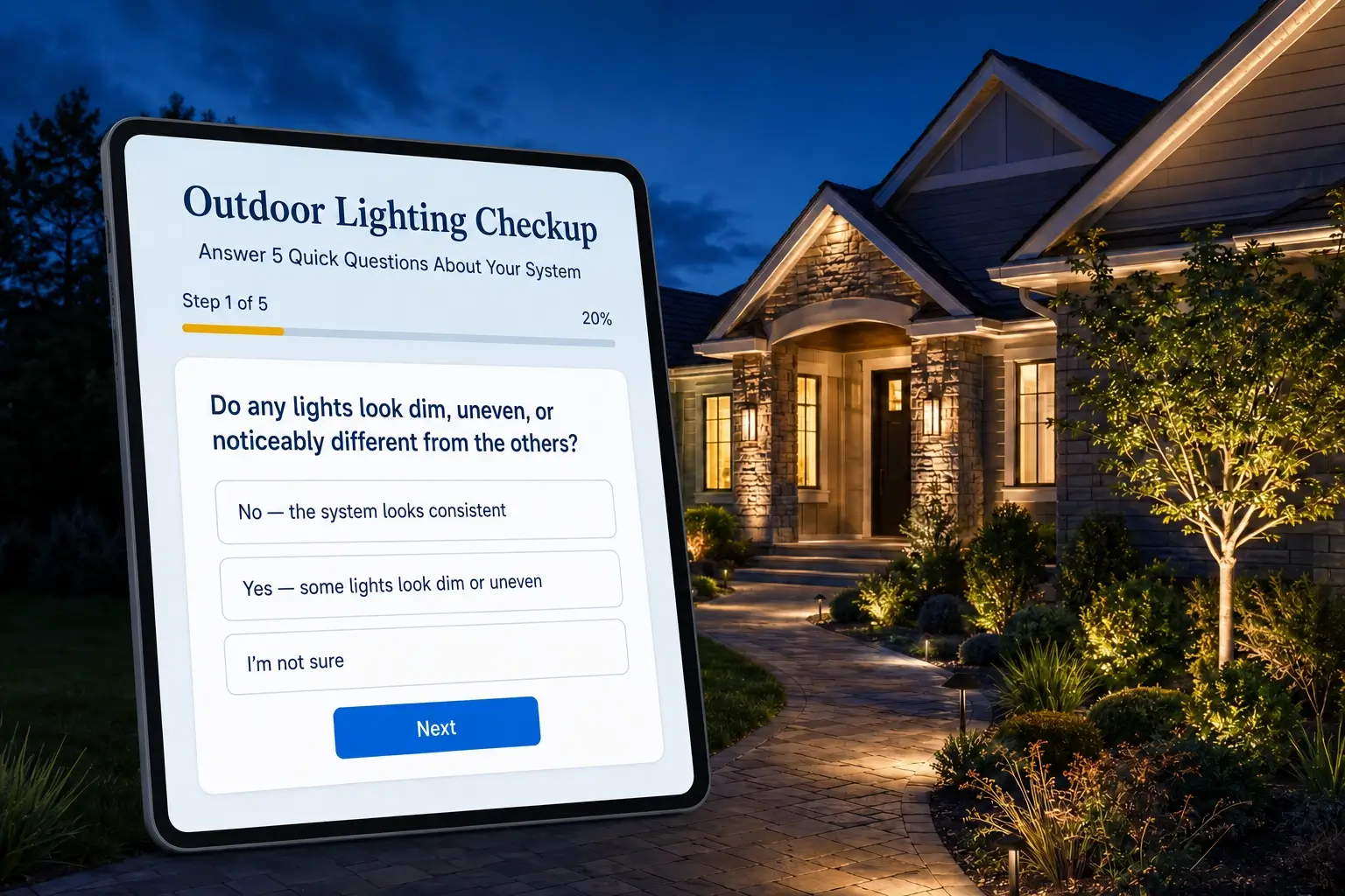 Outdoor Lighting Checkup